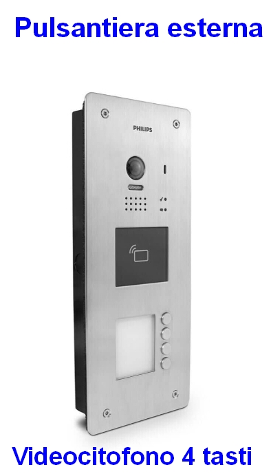 Panel for Video intercom 4 button 2 wires